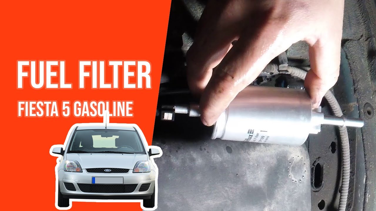 How to replace the fuel filter Fiesta mk6 1.3 Duratec ⛽