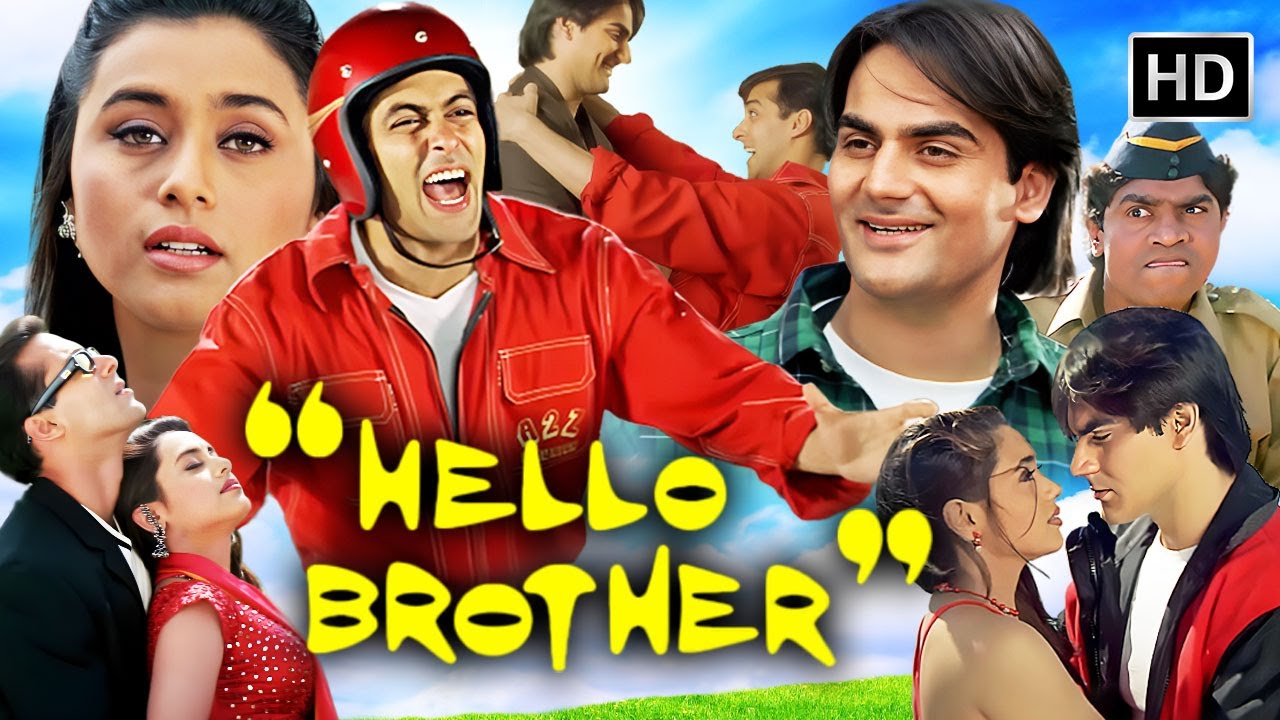 Hello Brother HD Full Film | Salman Khan Comedy | 90s Bollywood Movies | Rani Mukerji & Johnny Lever