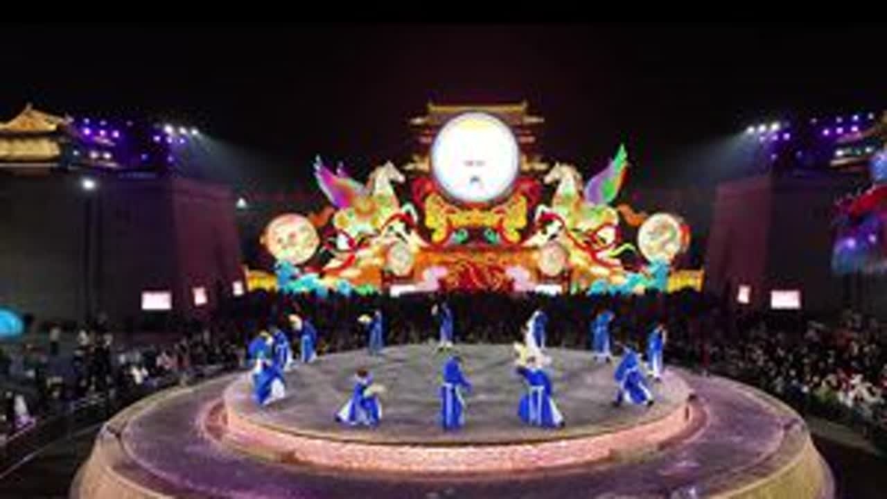 2026年正月初二大同古城夜景