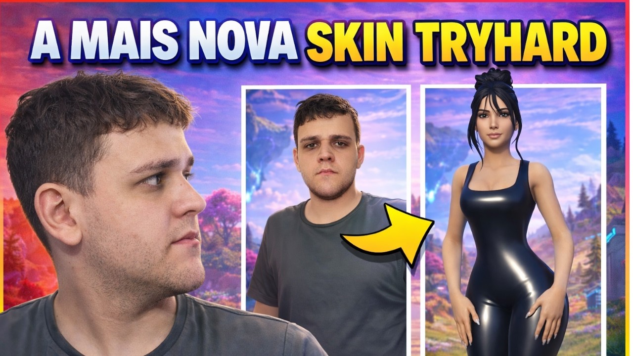 A MAIS NOVA SKIN TRYHARD do Fortnite! 😱🔥