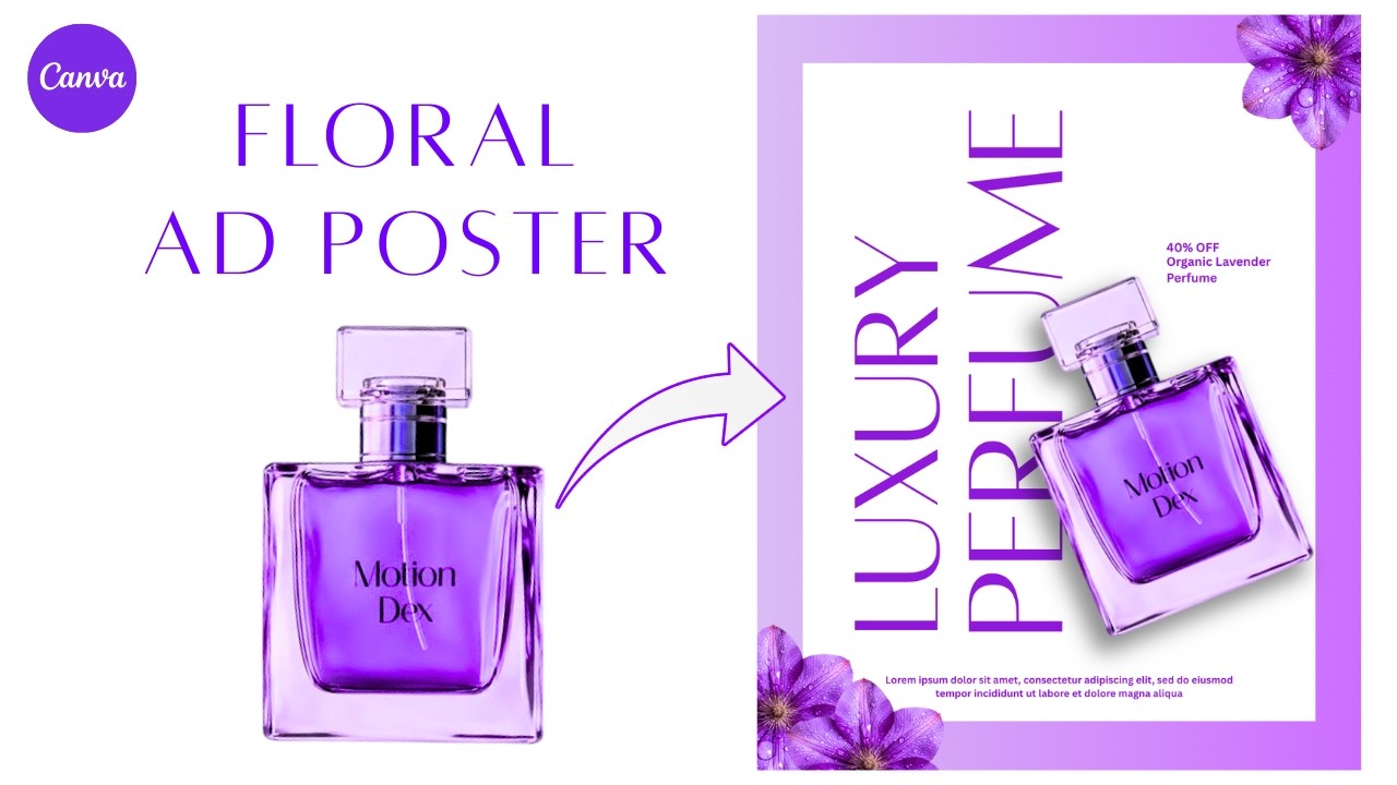 Create a Lovely Floral Ad Poster Design with Stunning Canva hacks