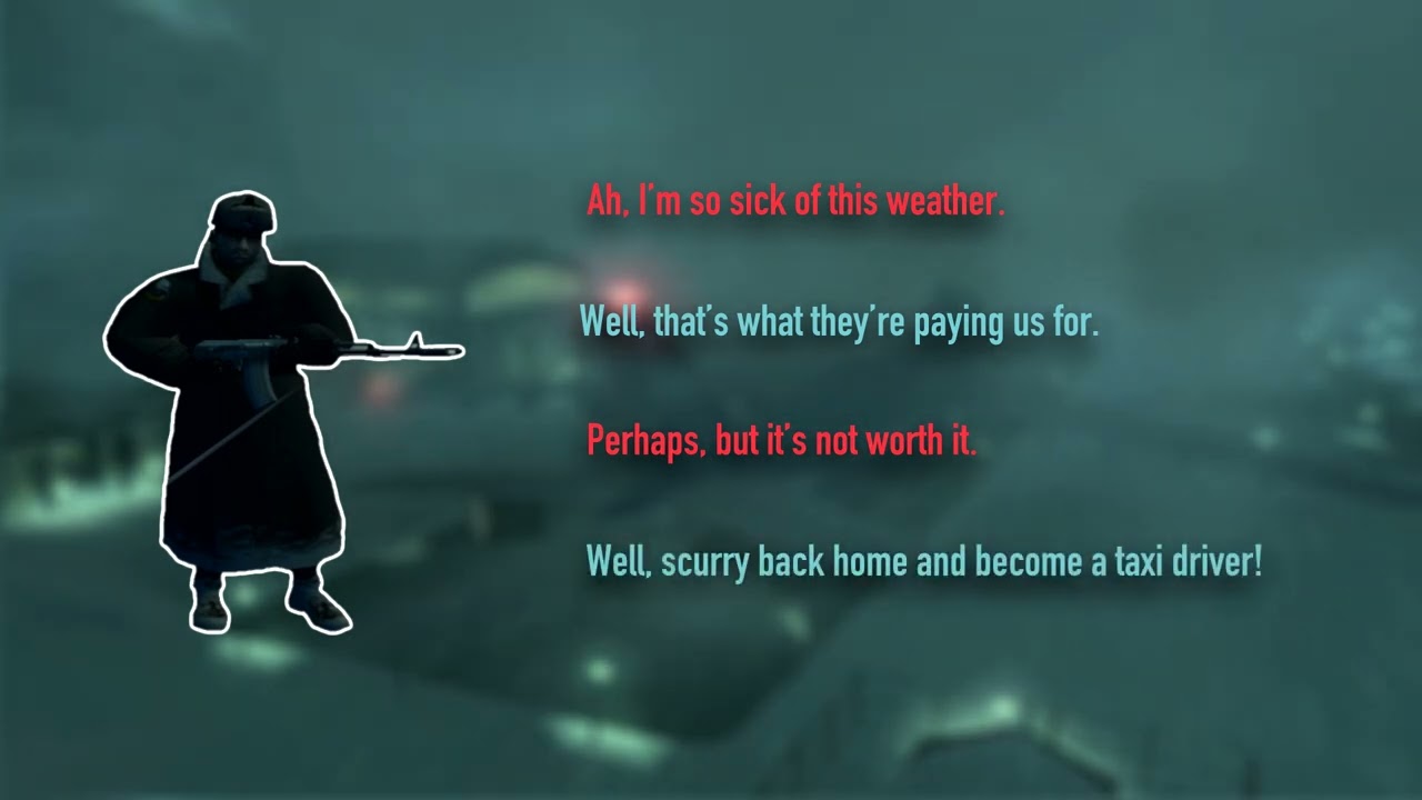 Russian Conversations in Bjarkhov Bomb Translated (Hitman Contracts)