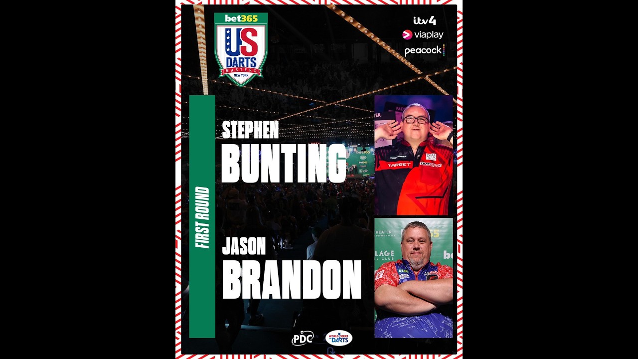 PDC World Series of Darts 2025 - New York City - 2025 06 28 - Stephen Bunting v Jason Brandon - HUN