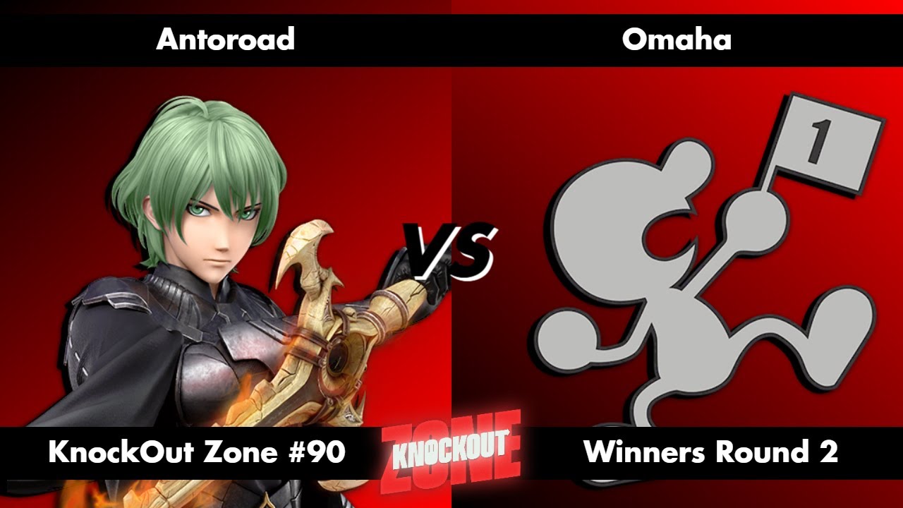 KnockOut Zone #90 - SSBU Winners Round 2 - Antoroad (Byleth) vs Omaha (Mr. Game & Watch)