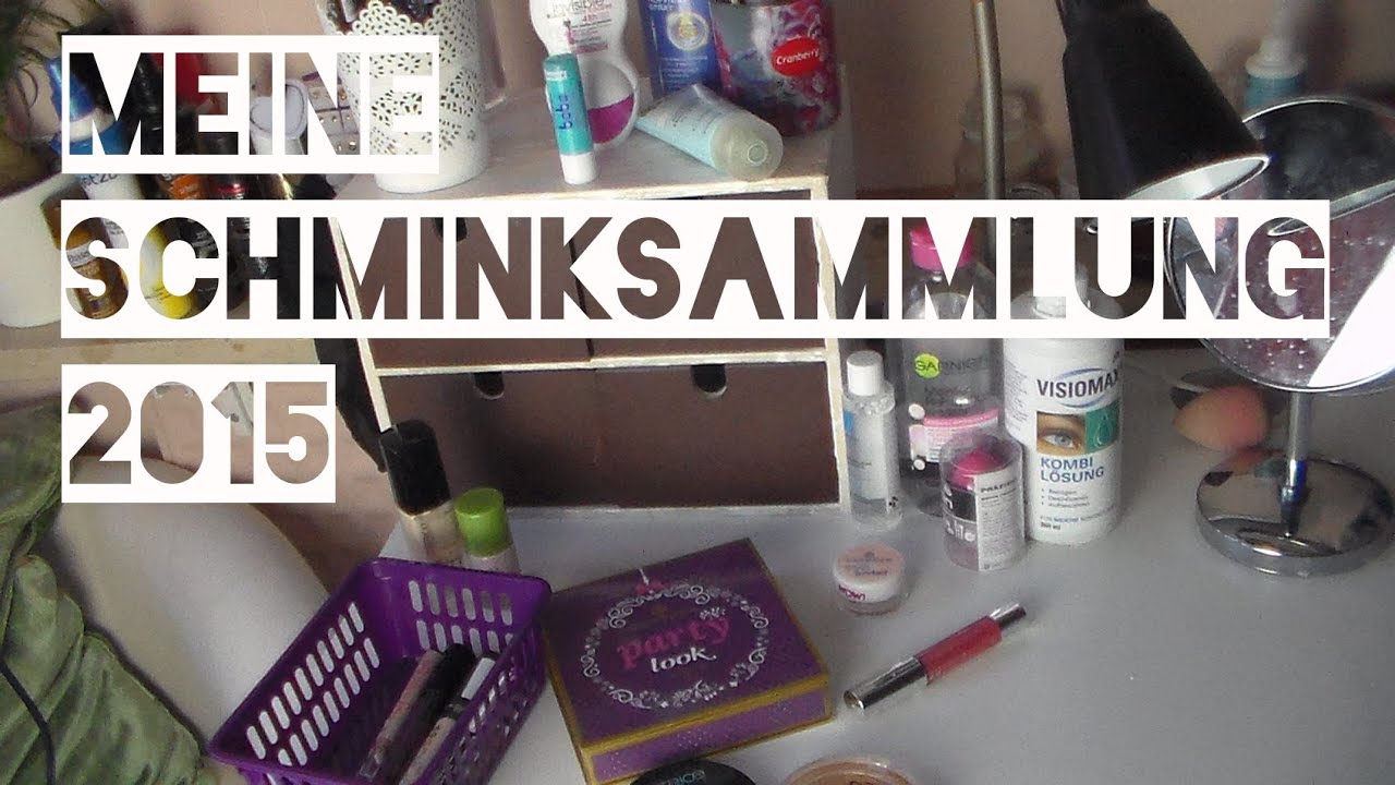 Meine Schminksammlung 2015 + Verlosung? | Misaki Chan