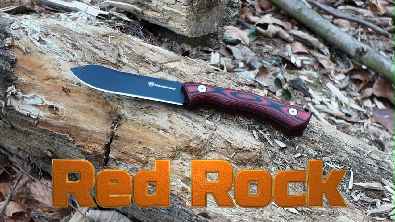 Drachenader Red Rock im Test. Kann das Budget Outdoormesser überzeugen?