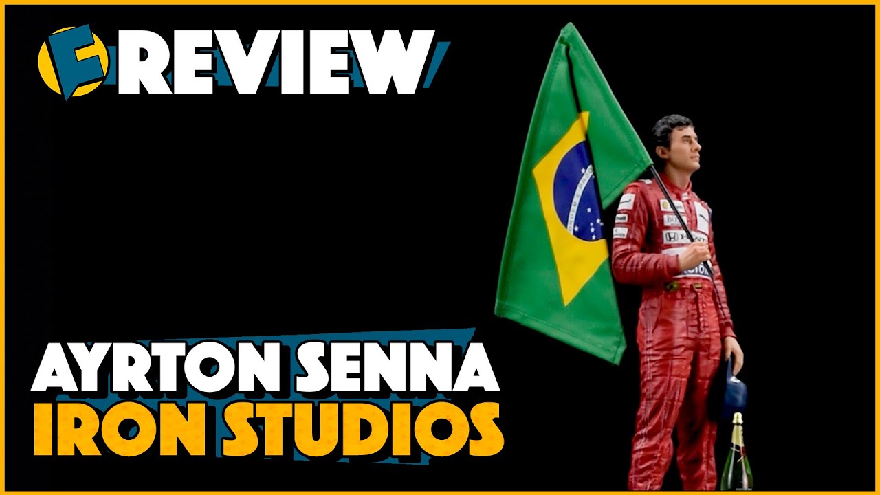 UNBOXING: Ayrton Senna - GP Brazil 1991 - Art Scale 1/10 - Iron Studios