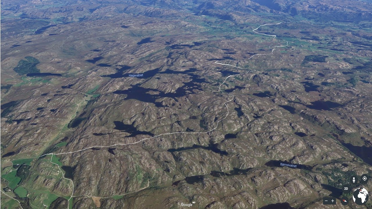 Hyperlapse: H&aring;-Bjerkreim sykkel veien Norway - New cycle route