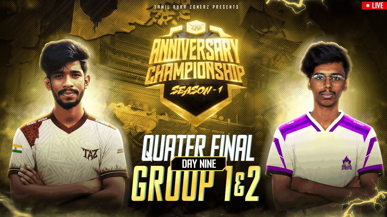 TAZ ANNIVERSARY CHAMPIONSHIP QUARTER FINALS ||❤️ BACK TO BACK 4 MATCHES [ 🔴LIVE ] ROAD TO 10K FAM