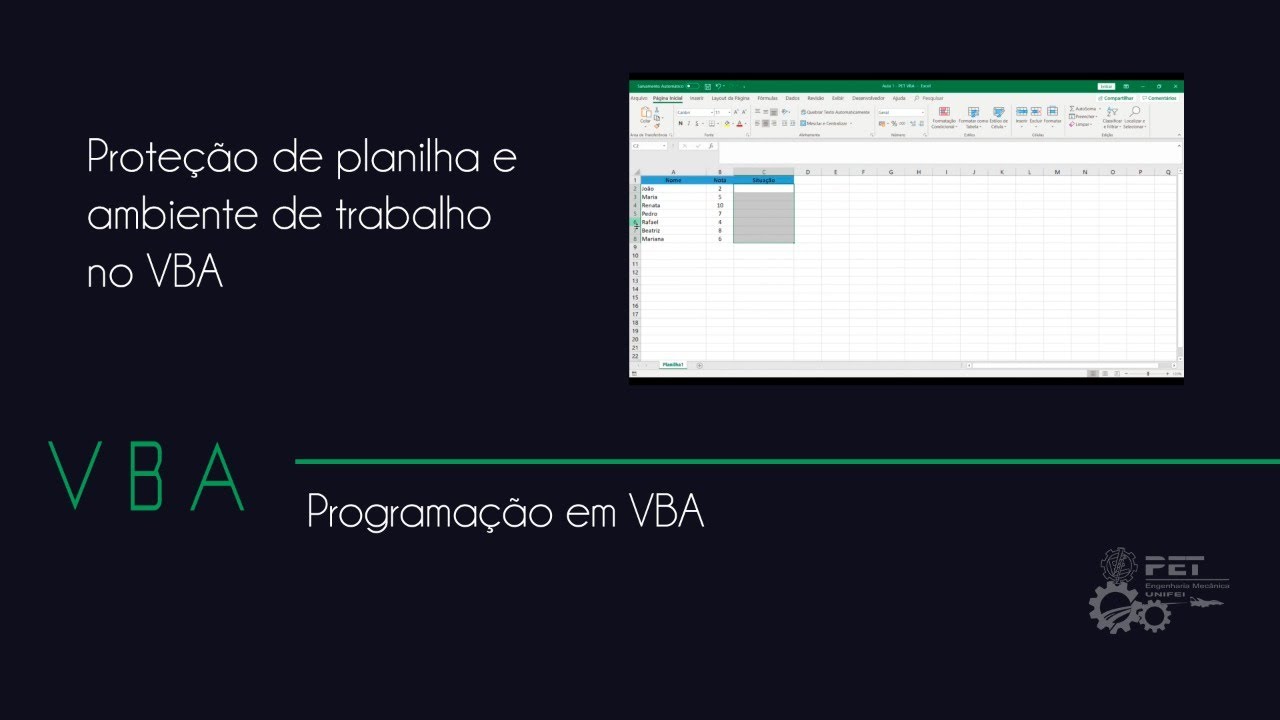 Programa&ccedil;&atilde;o em VBA - Como proteger sua planilha e ambiente de trabalho