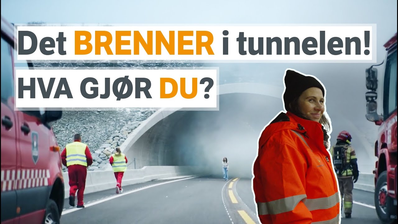 Statens vegvesen - Ting det  er lurt å vite om tunellsikkerhet i norske tuneller