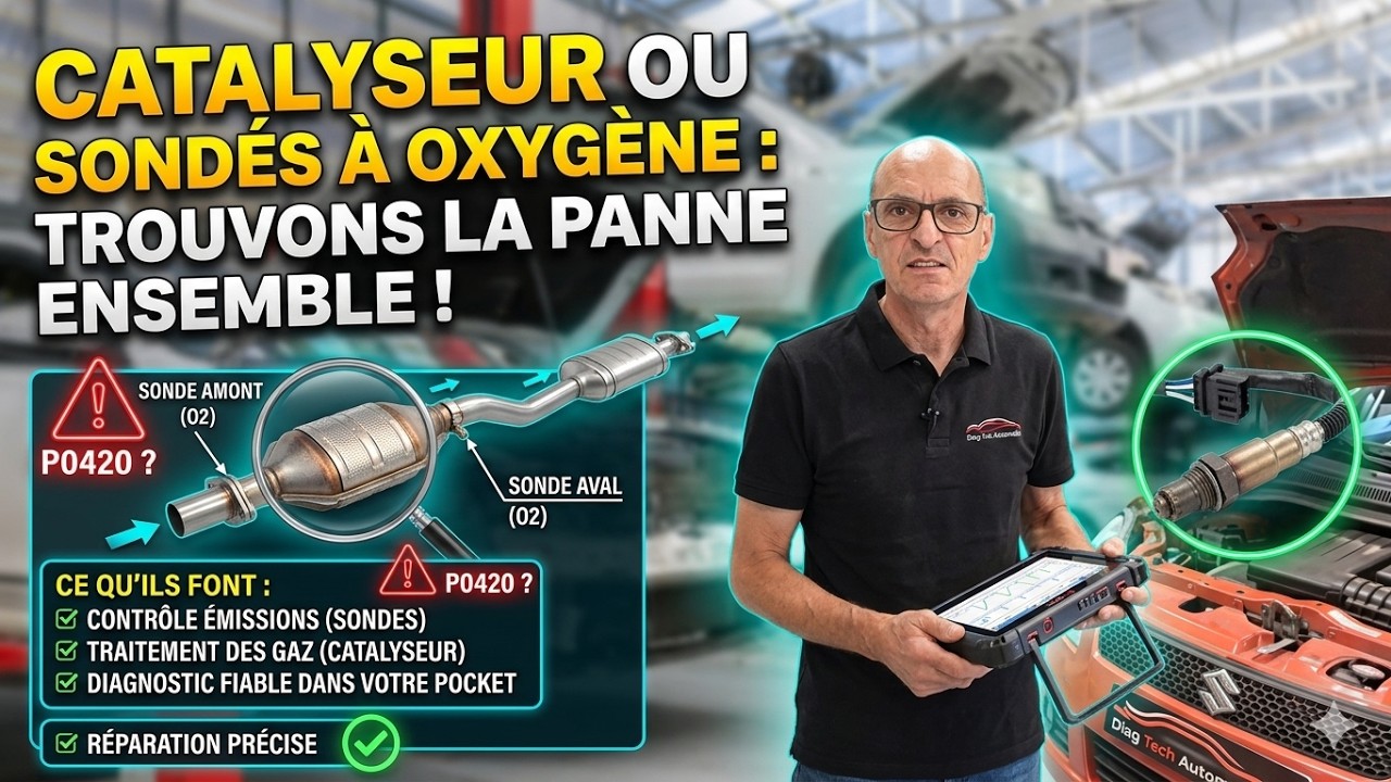 catalyseur ou sondes à oxygène trouvons la panne en semble