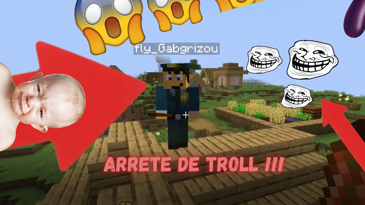 LE PLUS GROS TROLL DE TOUTE MA VIE ! (Il arrête Minecraft)