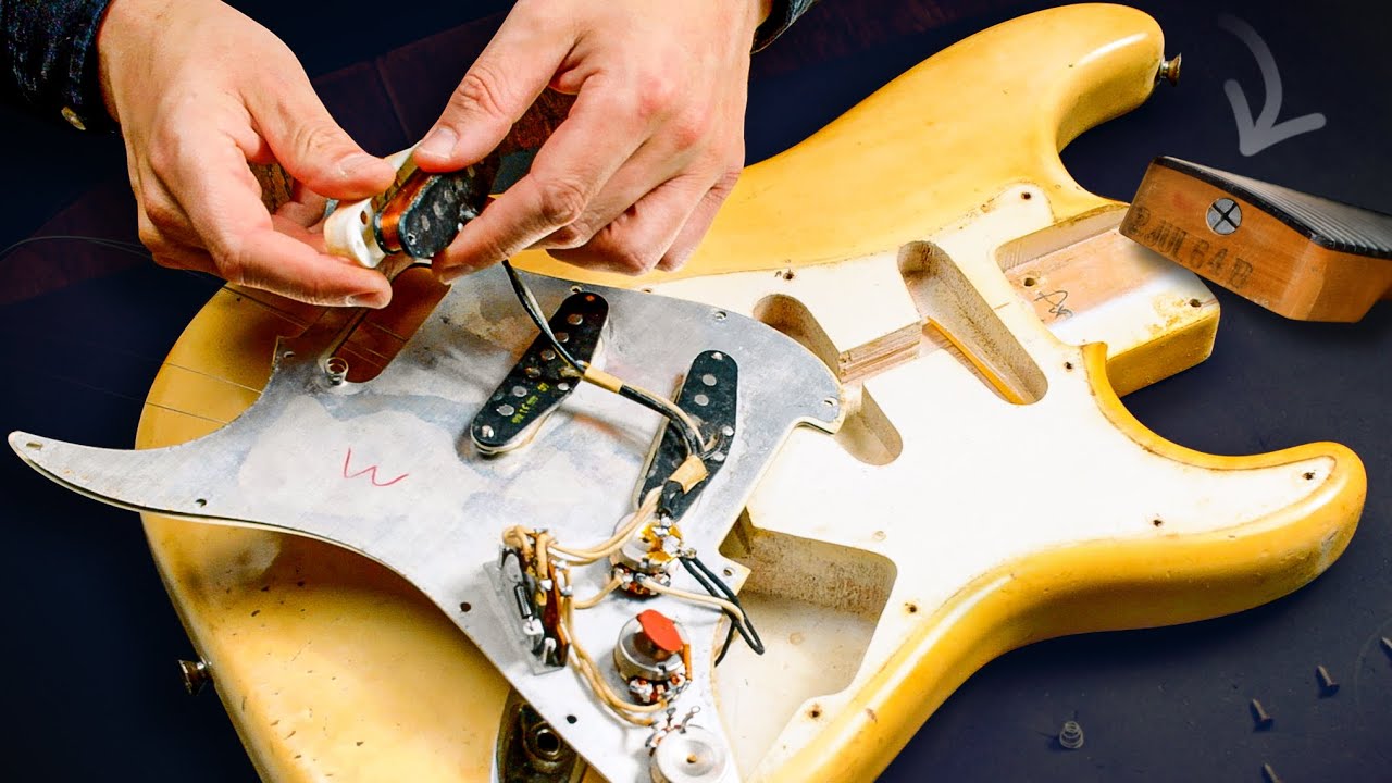 Мы разобрали полностью оригинальный Stratocaster 1964 года! | Guitar Village