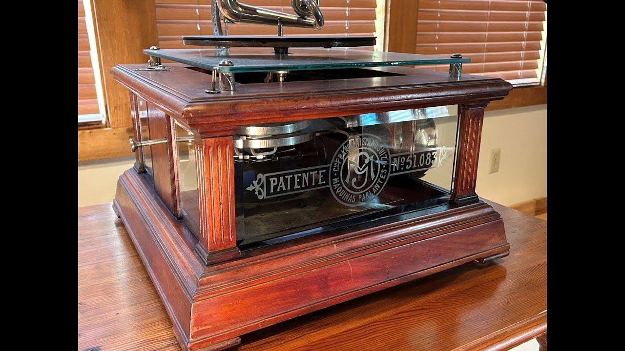 Hot air engine-powered phonograph Franco Hispano Suiza