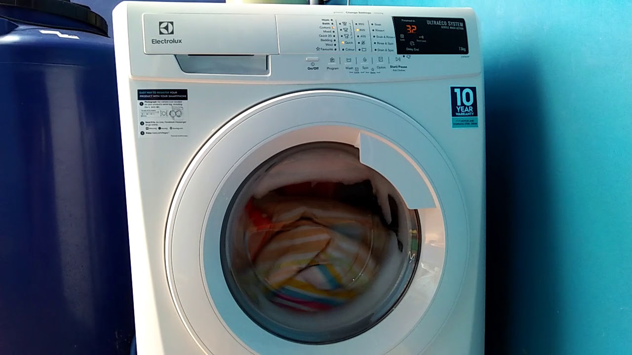 Memuaskan kinerja mesin cuci Electrolux