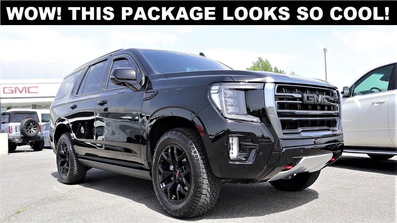 GMC Yukon AT4 Black Package 2022 года: самый крутой ли это новый полноразмерный внедорожник в про...