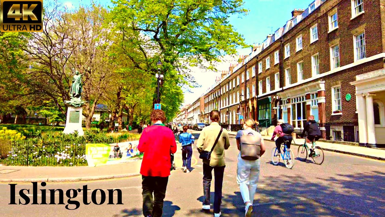 [4K]  London Walk - 🏡  Desirable Canonbury in Islington  🚶🏿