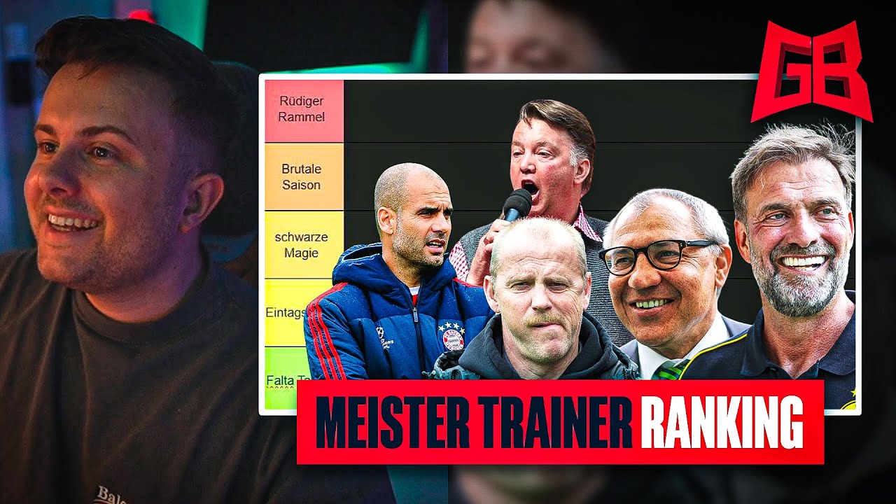GamerBrother RANKED alle BUNDESLIGA MEISTER TRAINER seit 2000 😱