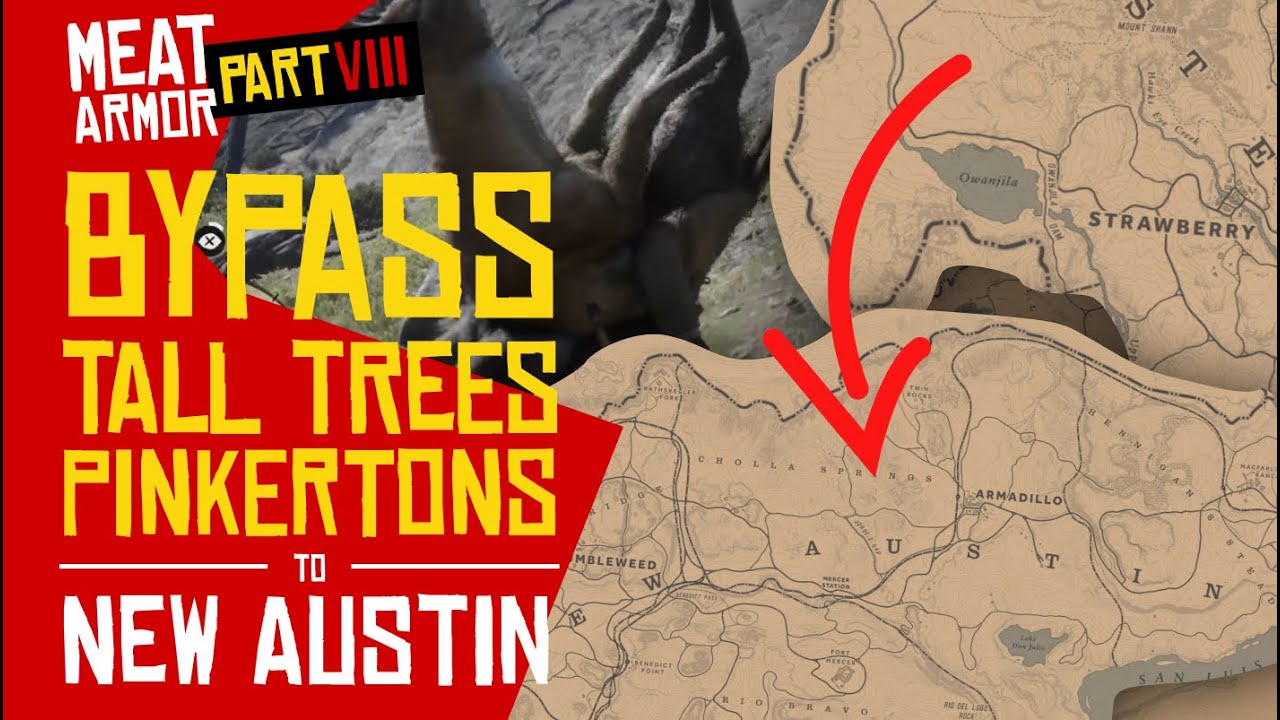 Bypass Tall Trees/Pinkertons going to New Austin as Arthur Chapter 2 RDR2