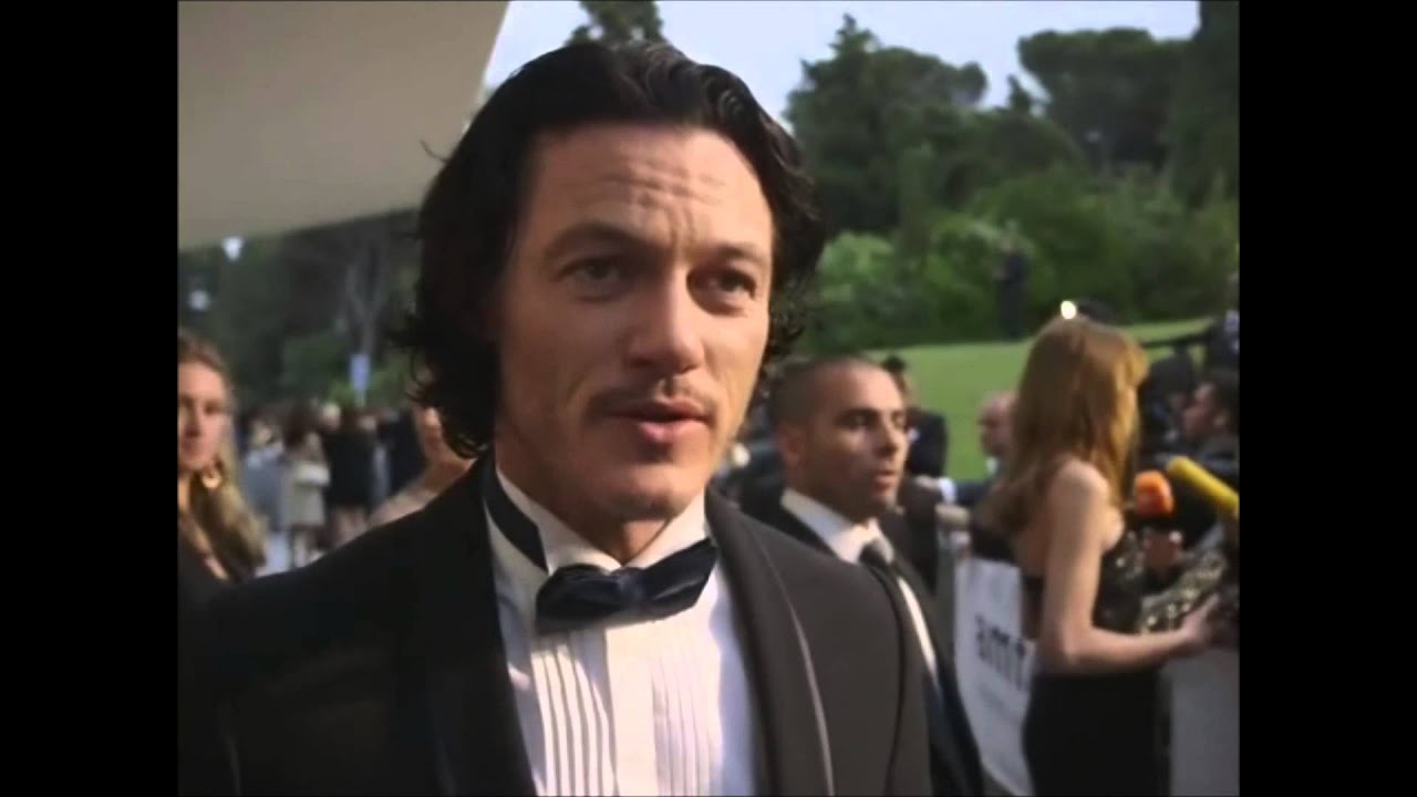 Luke Evans at AmFar Benefit in Cannes 2014