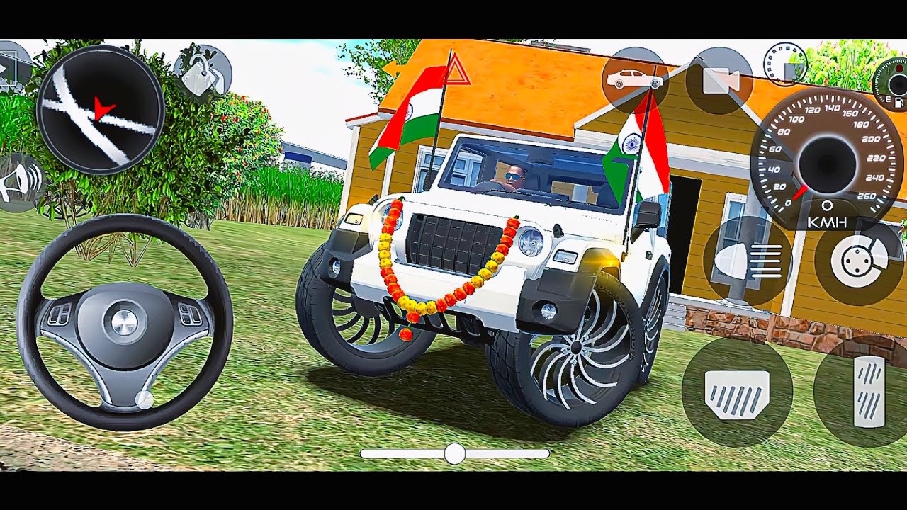 Modified Mahindra Thar😈Games: Indian Thar (Gadi Wala Games) Car Game Android Game - Android Gameplay
