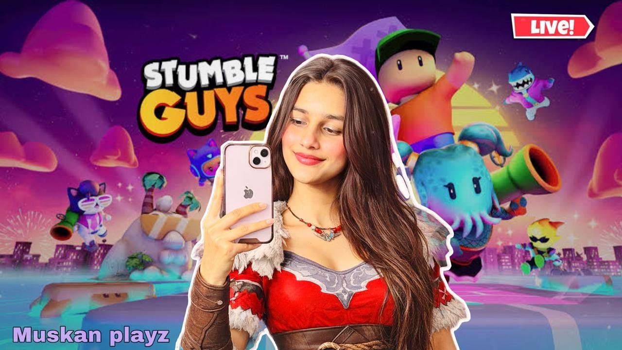PLAYING STUMBLE GUY | MUSKAN IS LIVE| #stumbleguys #shortsfeed #girlgamer