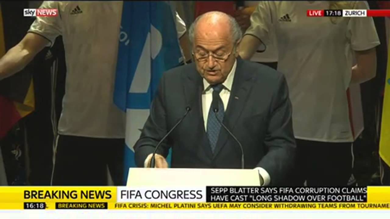 Sepp Blatter Speaks To FIFA Congress - Full Speech