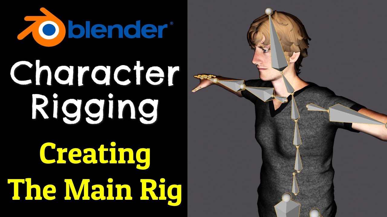Blender 3.4 Character Rigging Tutorial 1 | Creating The Main Rig