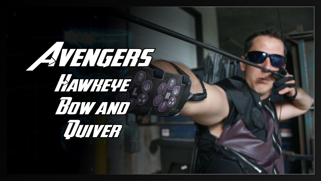 Hawkeye Suit with Functional Bow and Quiver