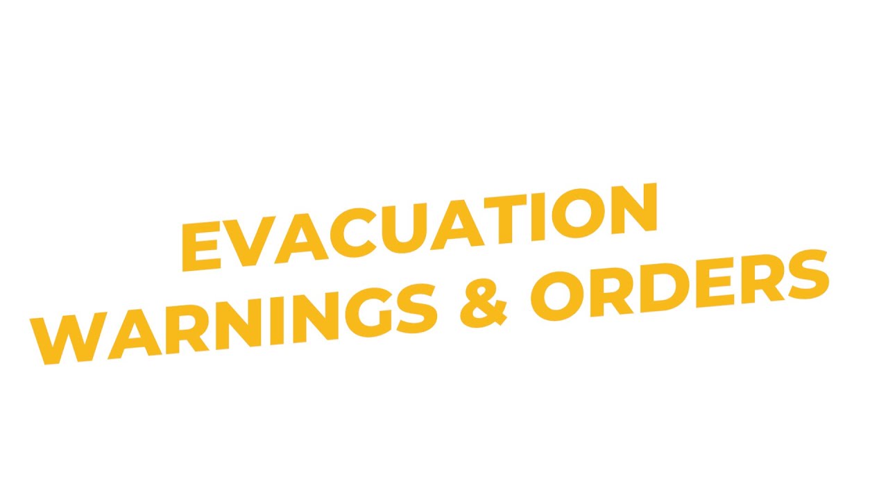 Evacuation Warning vs. Order vs. Shelter in Place &mdash; Know the Difference