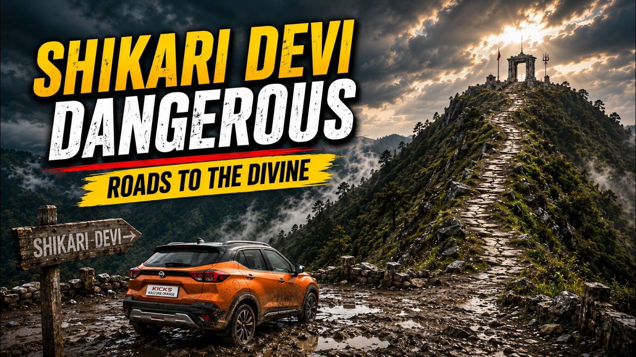 We Got STUCK! Dangerous Road to Shikari Devi Temple