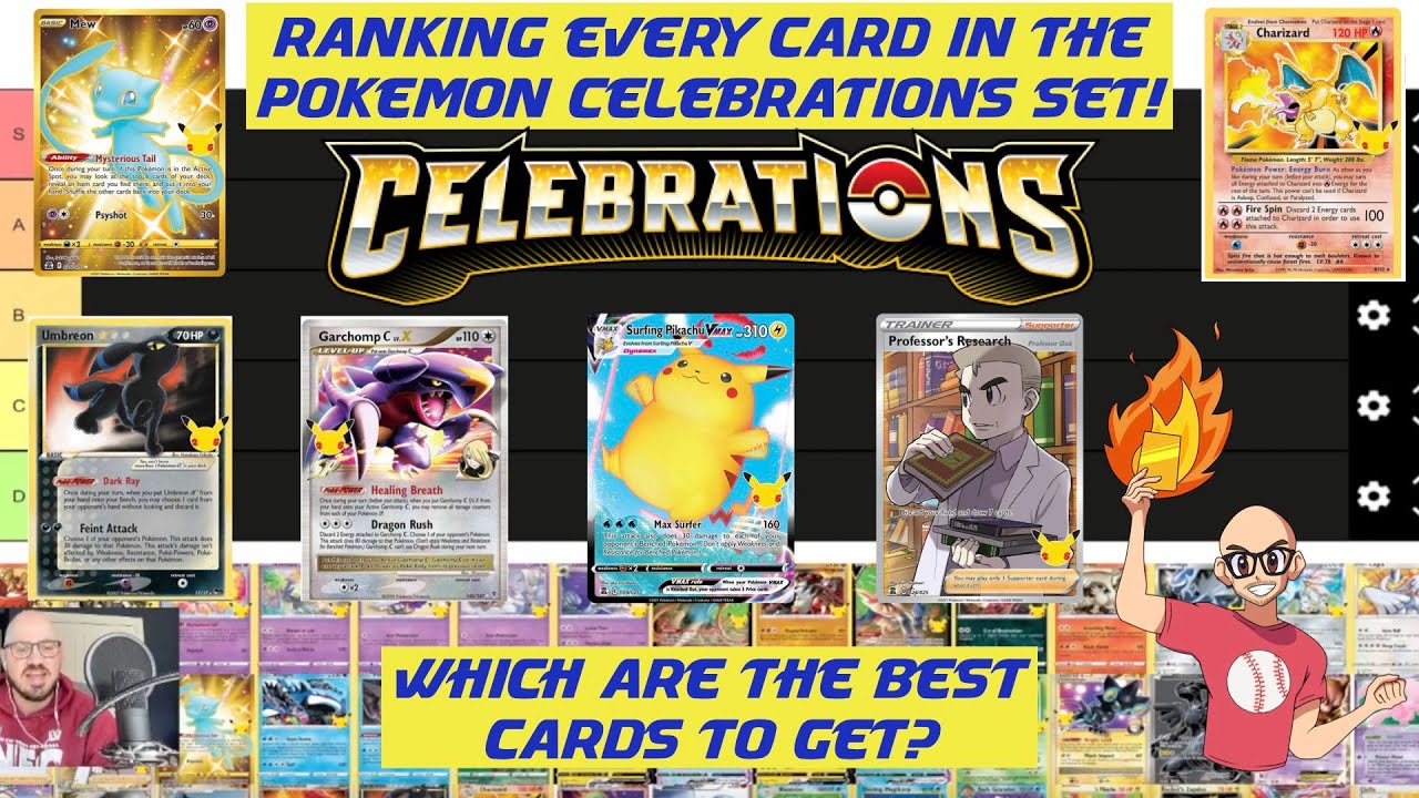 Unlocking Best of Pok&eacute;mon Celebrations: Card Set Tier List