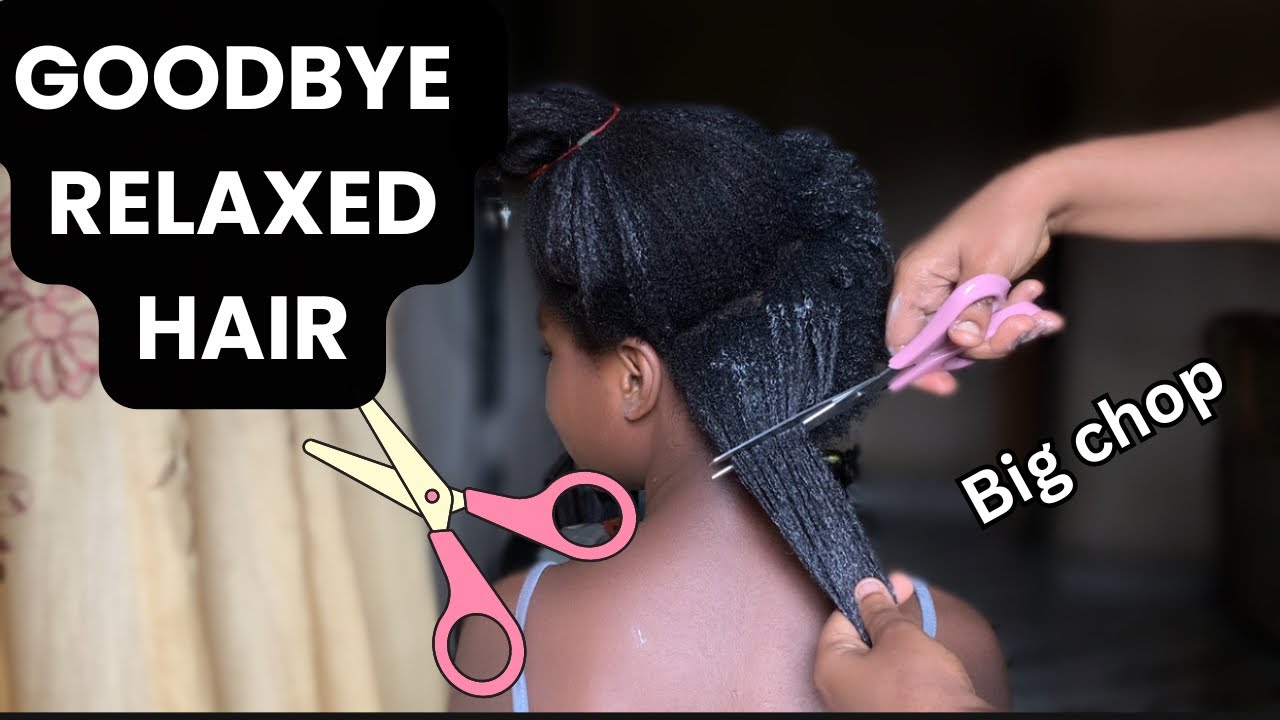 BIG CHOP 2024!!!! Big chop on relaxed hair, 10 months post relaxer transitioning to natural hair