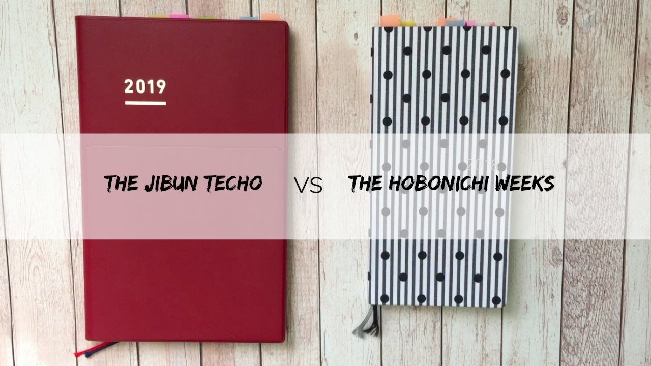 JibunTecho vs The Hobonichi Weeks: A Comparison