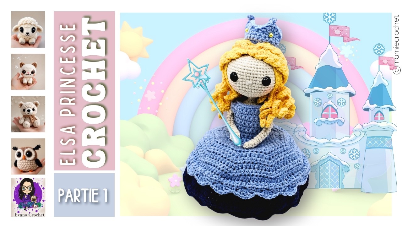 🤴 MAGIE DU CROCHET, UN PEU DE FIL UN PEU DE FÉERIE ET HOP !  🪄 TUTO IRRESISTIBLE ! @MamieCrochet