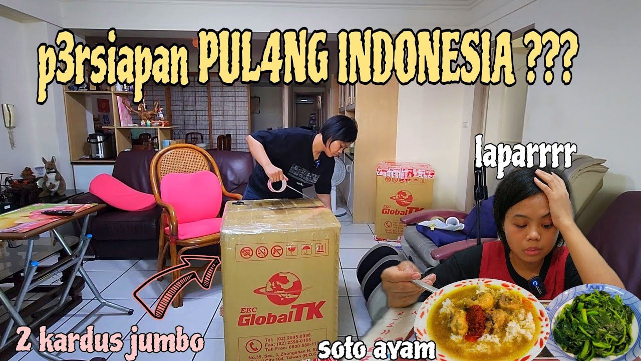 PERSIAPAN PUL4NG IND0NESI4 ⁉️ KELAPARAN - MAKAN SOTO AYAM ENAK NYA UGAL-UGALAN