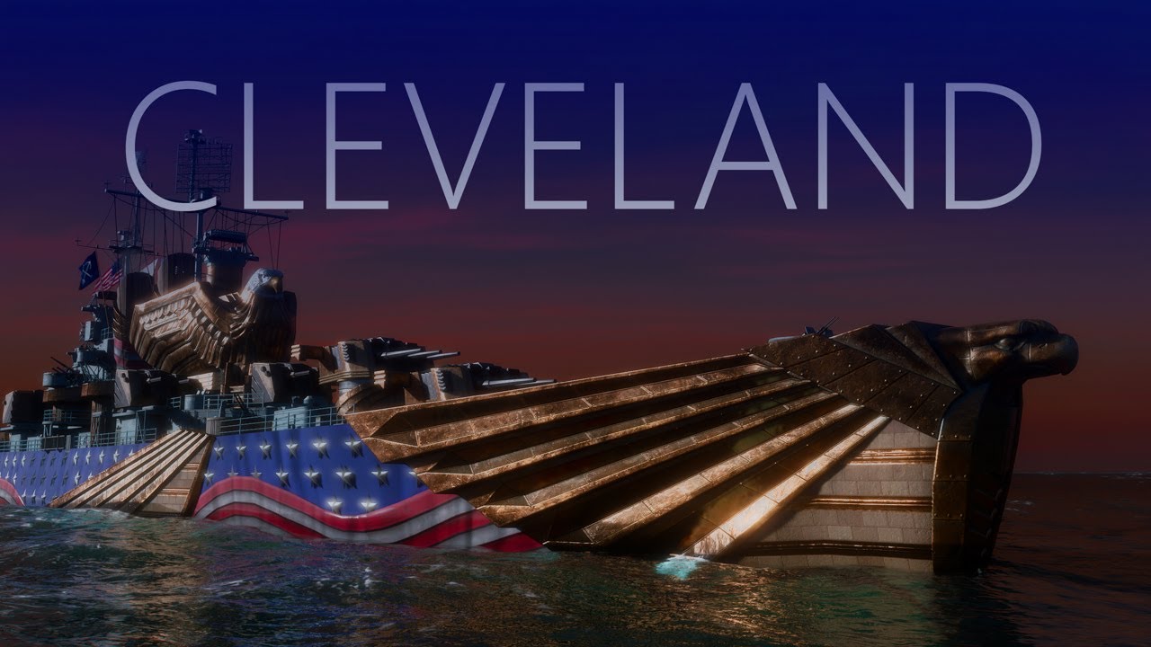 World of Warships - Cleveland: dominating in ranked