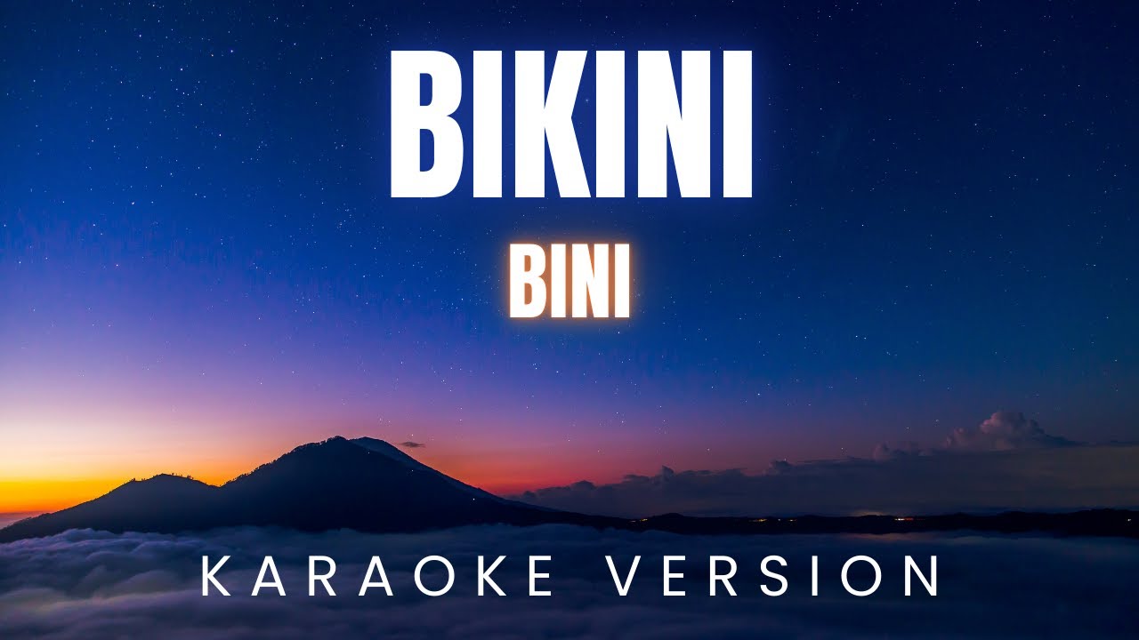 БИНИ - Бикини | КАРАОКЕ