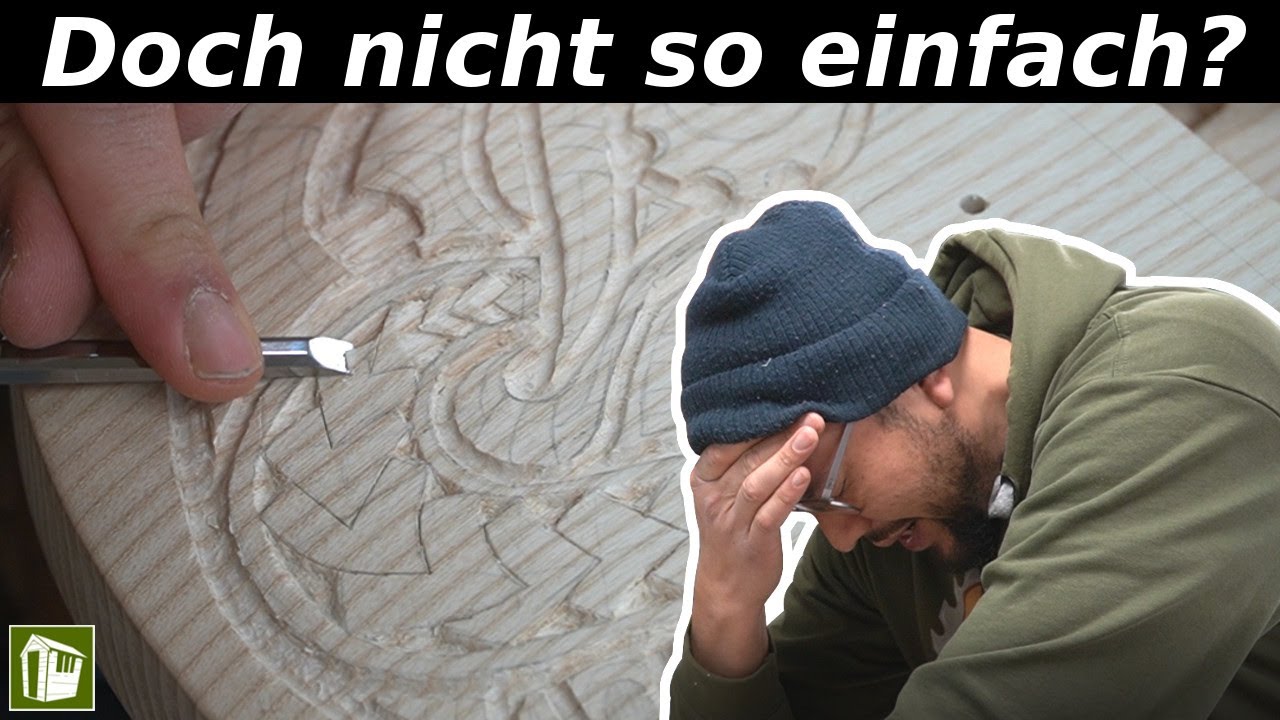 HOBBY Holzwerker im klassischen HANDWERK? Holz schnitzen f&uuml;r ANF&Auml;NGER!