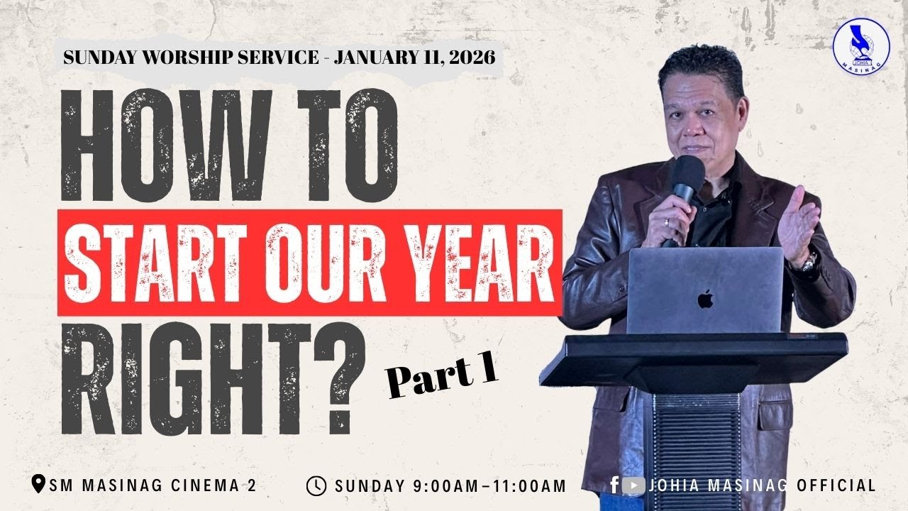 How to Start Our Year Right? | January 11, 2026