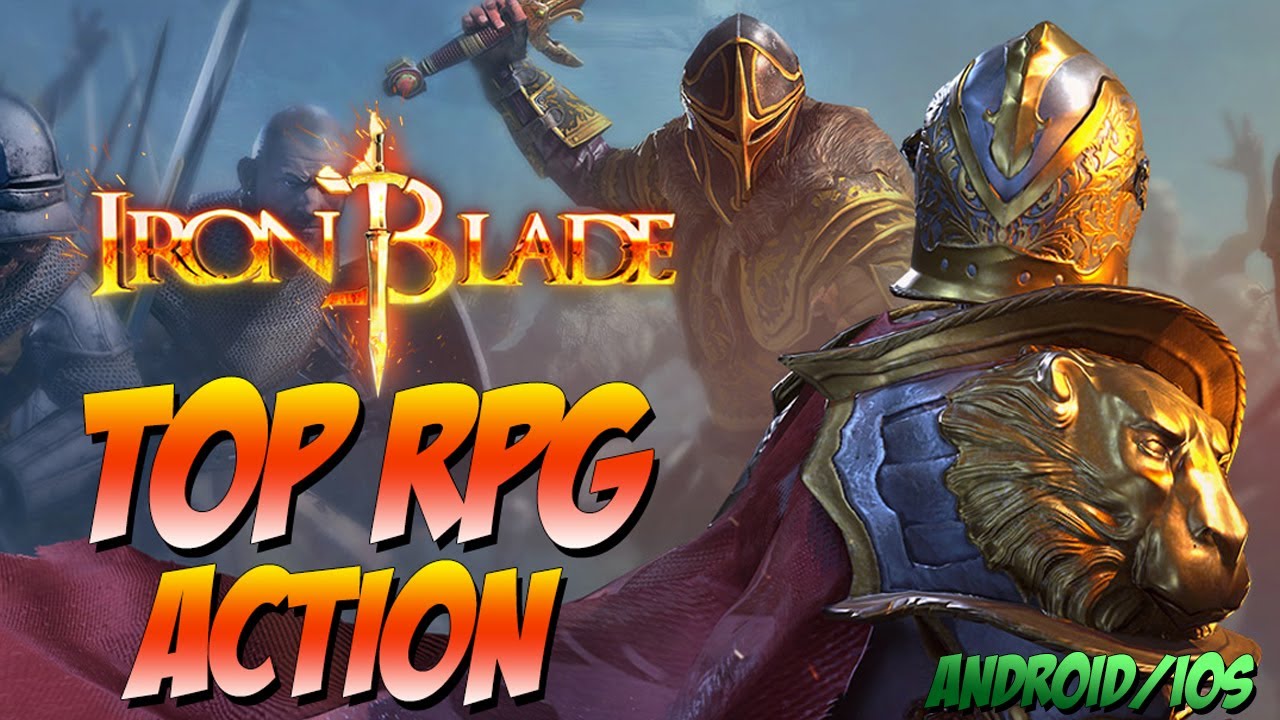 GAME INSANO - IRON BLADE gameplay rpg de celular
