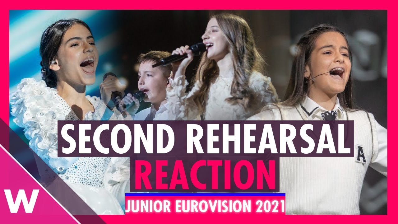 Junior Eurovision 2021 Rehearsals: Azerbaijan, Bulgaria and Albania (Reaction)
