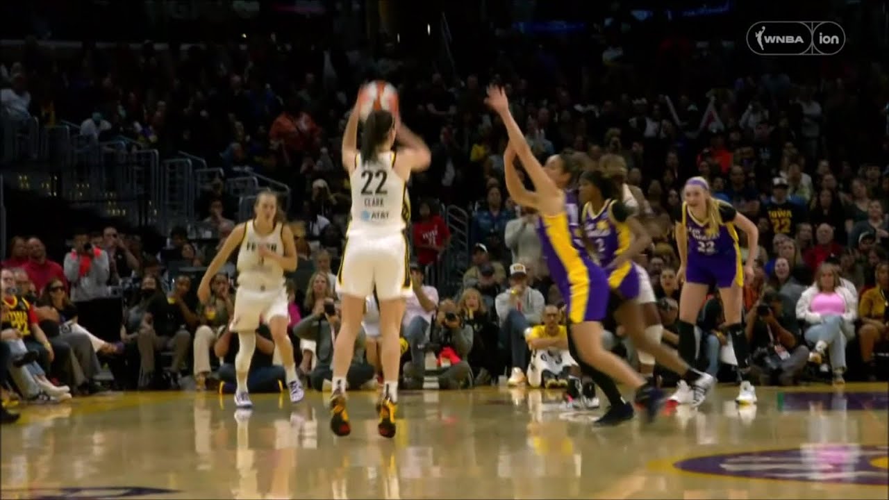 🥶CAITLIN CLARK CLUTCH LOGO THREE WITH 2 MINS LEFT | WNBA Indiana Fever vs Los Angeles Sparks