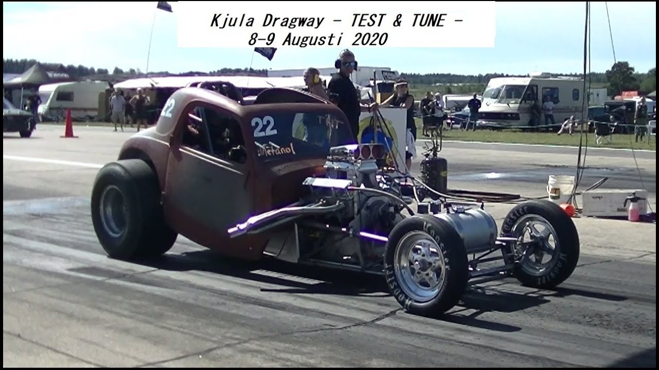 Kjula Dragway 8-9 Augusti (Test & Tune)