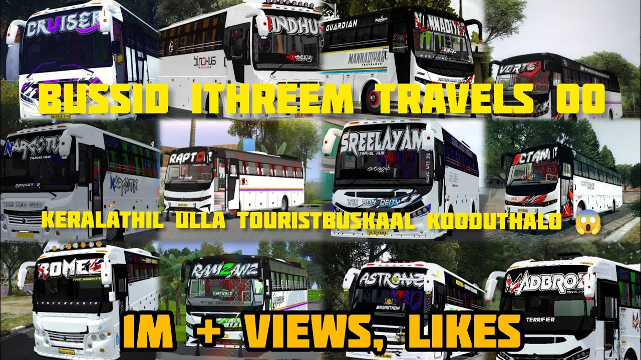 BUSSID ഇത്രേം travels ഓ,കേരളത്തിൽ ഉള്ള tourist bus കൂടുതലോ 😱👀/PART 1 /bussid @GAMINGKARTHIK2008