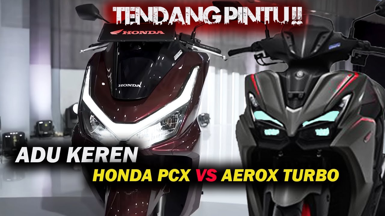 HONDA PCX 160 vs YAMAHA AEROX TURBO | MANA YANG LEBIH KEREN !!