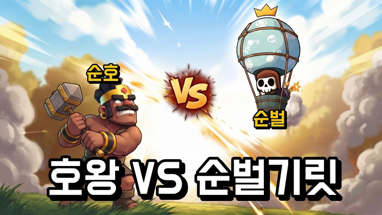 드디어 만났다.. 호왕 vs 순벌기릿