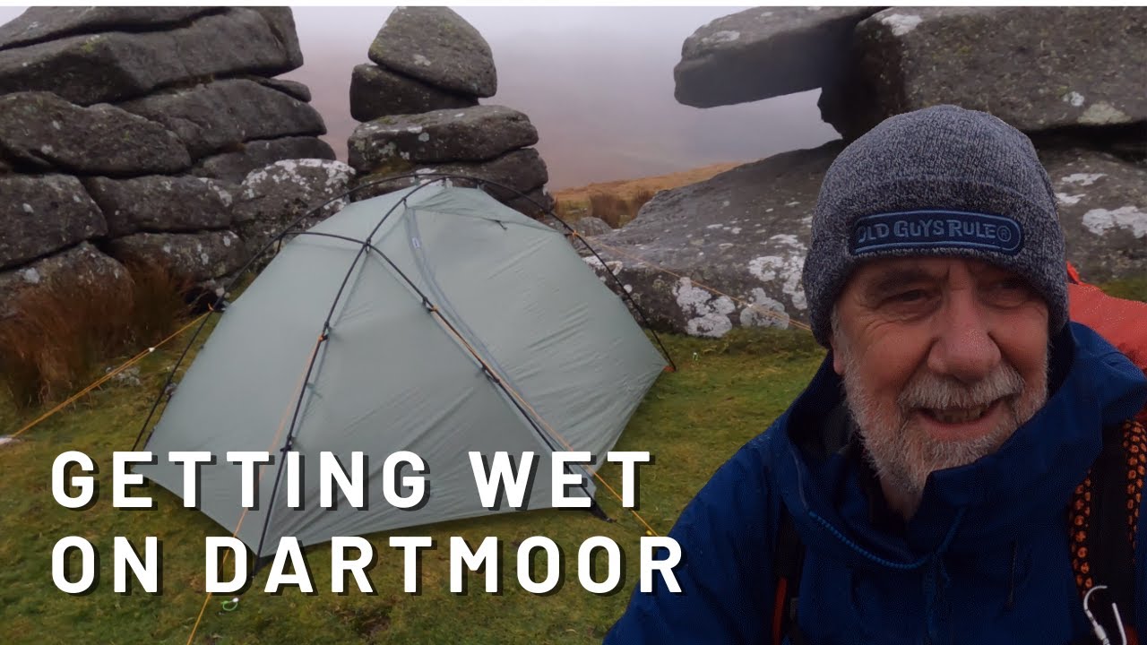 Soggy solo wild camp on Shelstone Tor | Energy bar recipe