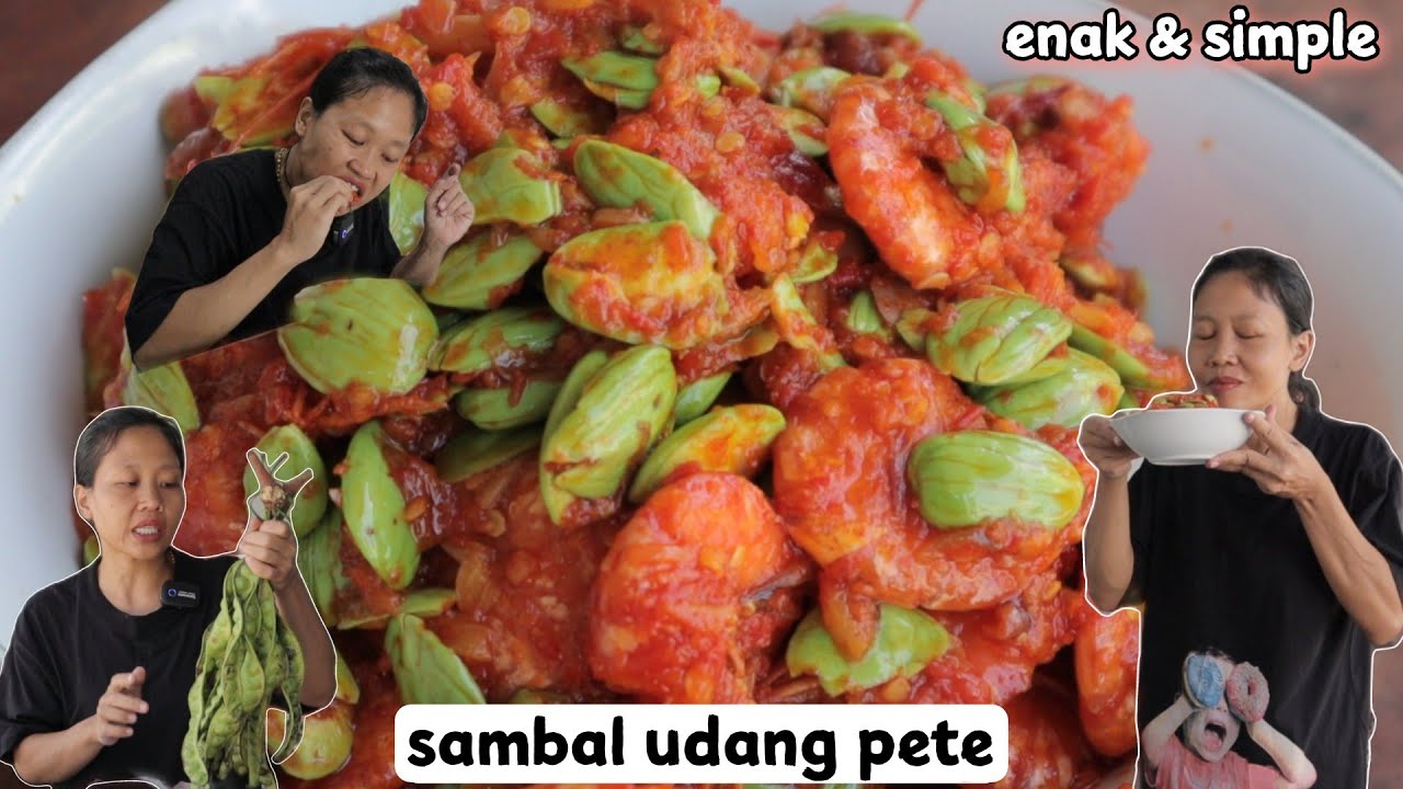 MENGGODA !! sambal udang pete enak dan simple